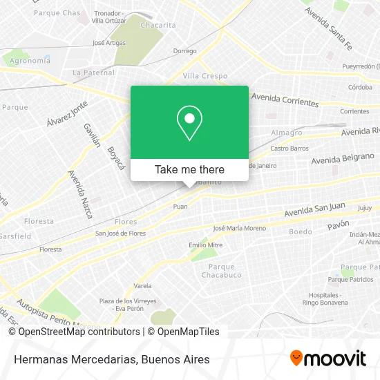 Hermanas Mercedarias map