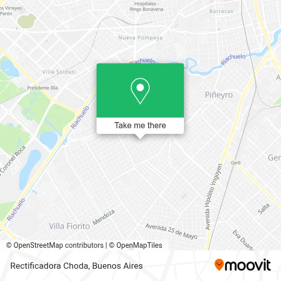 Rectificadora Choda map
