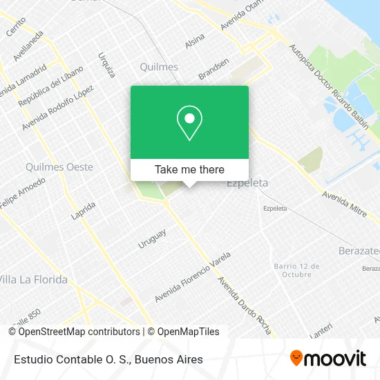 Estudio Contable O. S. map