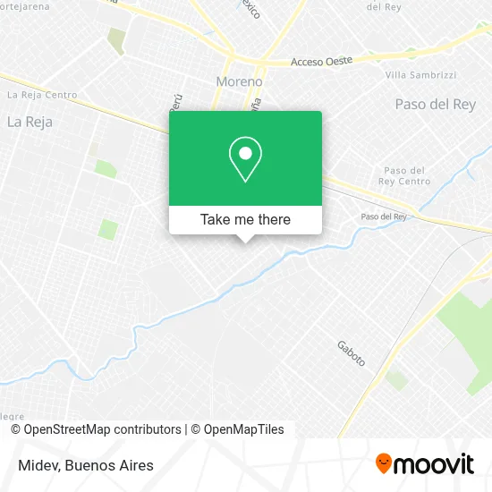 Midev map