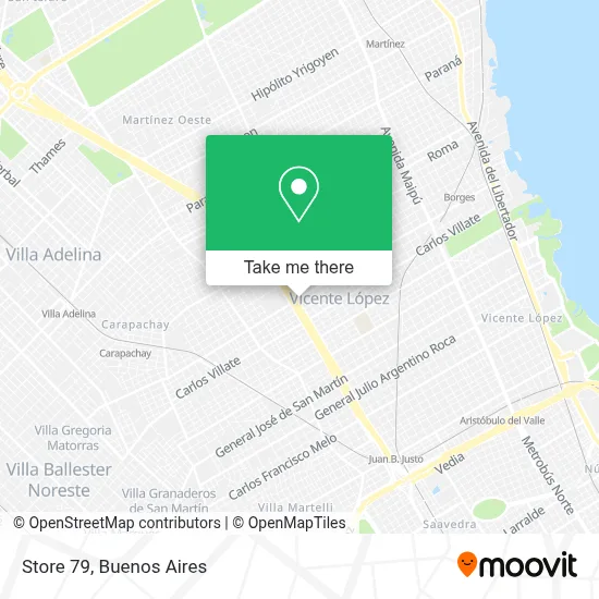 Store 79 map