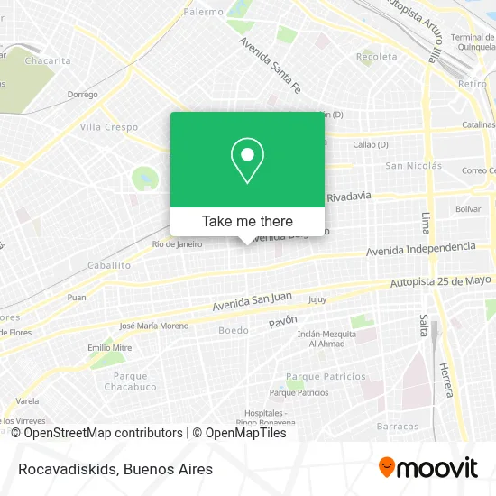 Rocavadiskids map