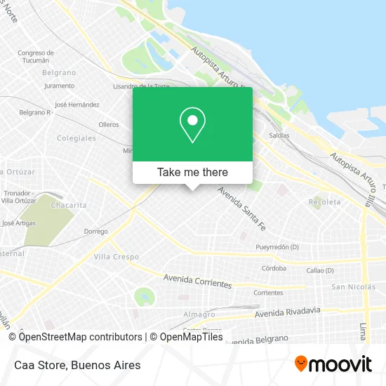Caa Store map