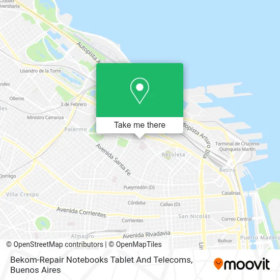 Bekom-Repair Notebooks Tablet And Telecoms map