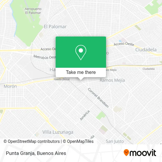 Punta Granja map