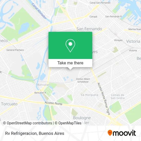 Rv Refrigeracion map