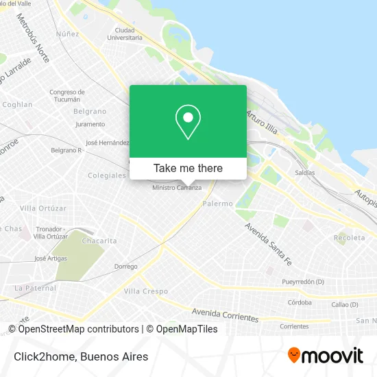 Click2home map