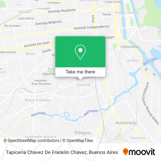 Tapiceria Chavez De Franklin Chavez map