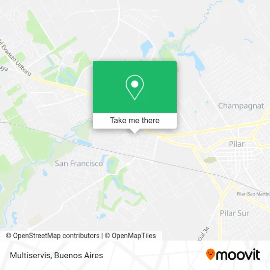 Multiservis map