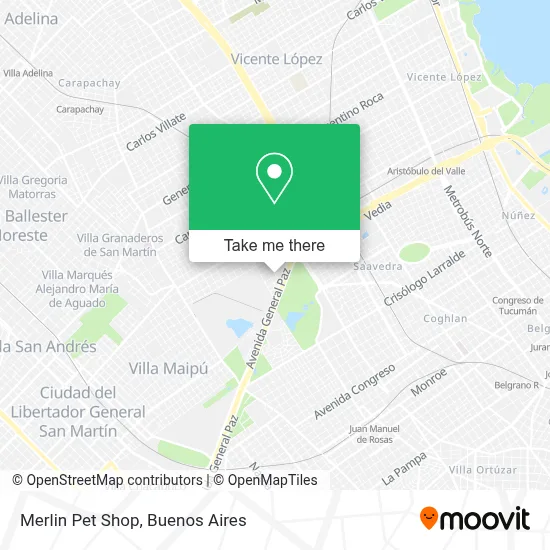 Merlin Pet Shop map