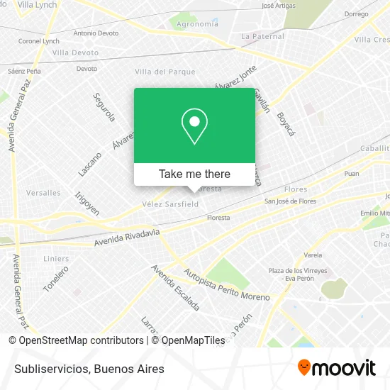 Subliservicios map