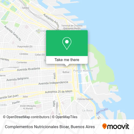 Complementos Nutricionales Bioar map