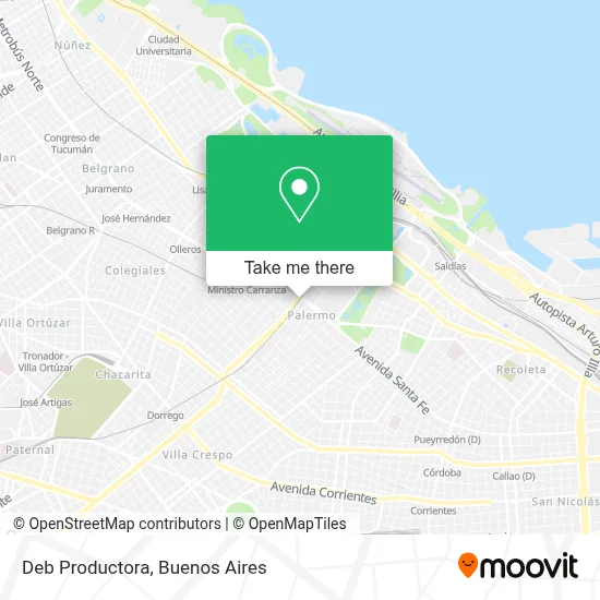 Deb Productora map