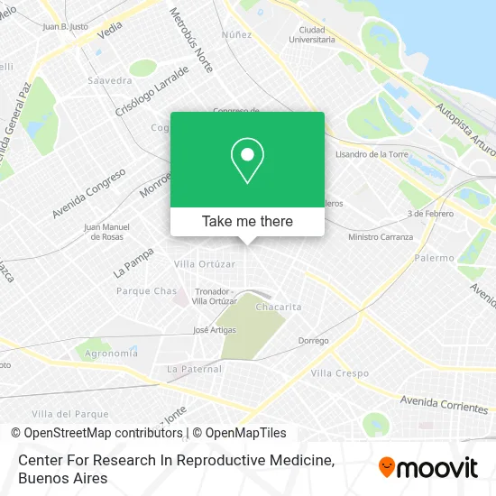 Center For Research In Reproductive Medicine map