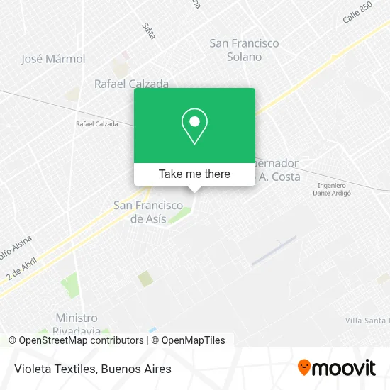 Violeta Textiles map