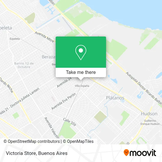 Victoria Store map