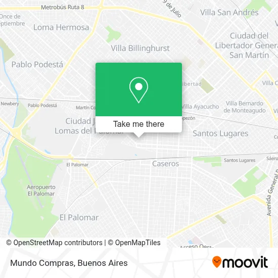 Mundo Compras map