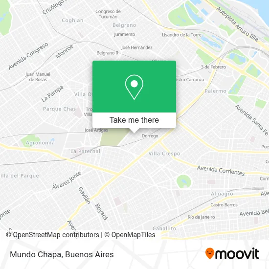 Mundo Chapa map