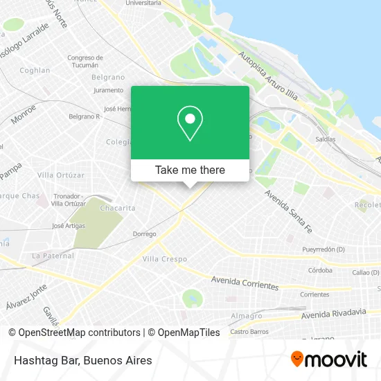 Hashtag Bar map