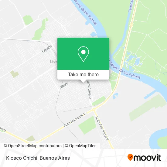 Kiosco Chichí map