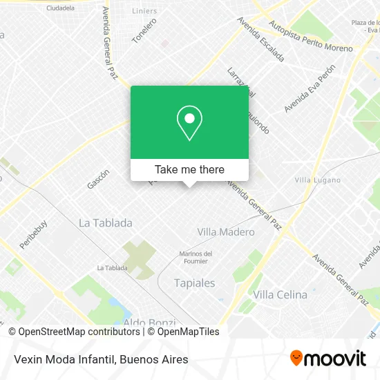 Vexin Moda Infantil map
