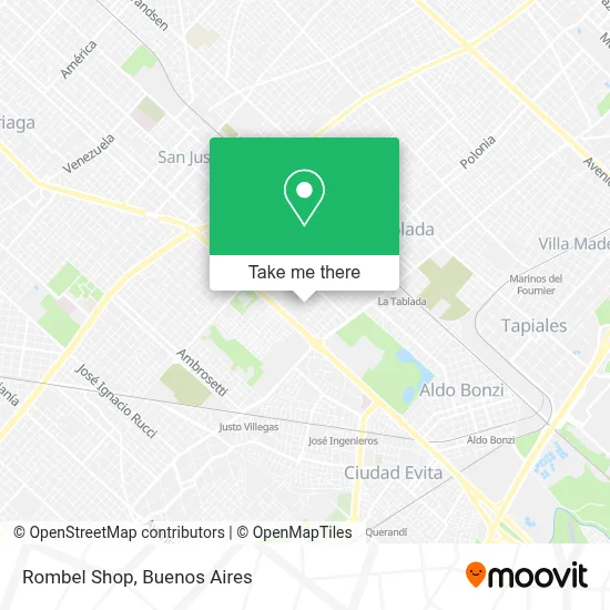 Rombel Shop map