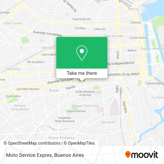 Moto Service Expres map