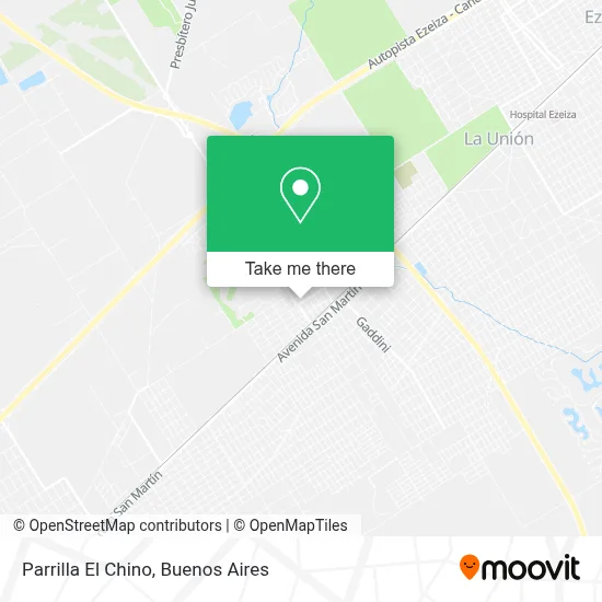 Parrilla El Chino map