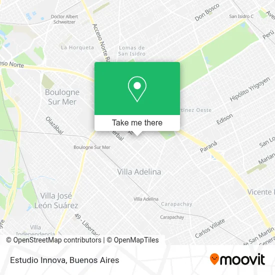 Estudio Innova map
