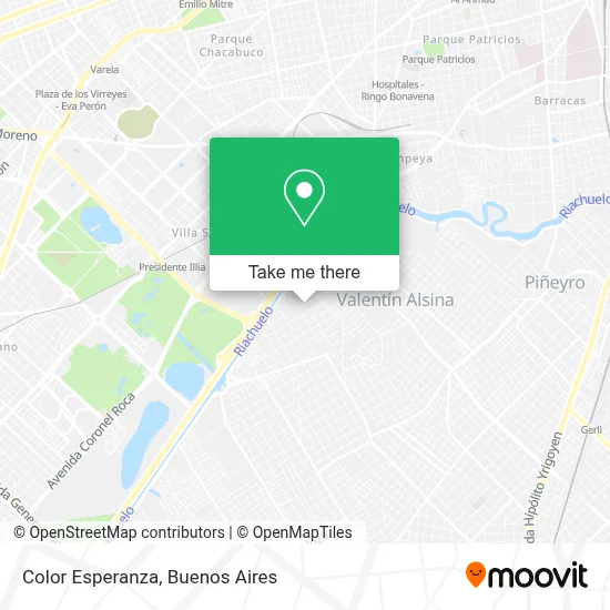 Color Esperanza map
