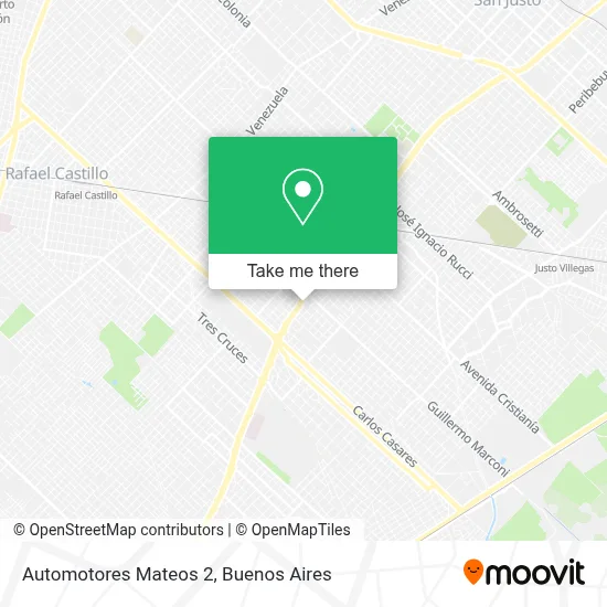 Automotores Mateos 2 map