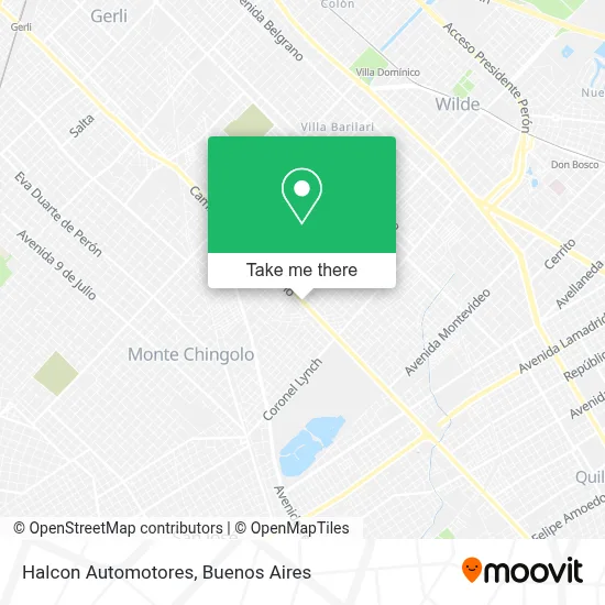 Halcon Automotores map