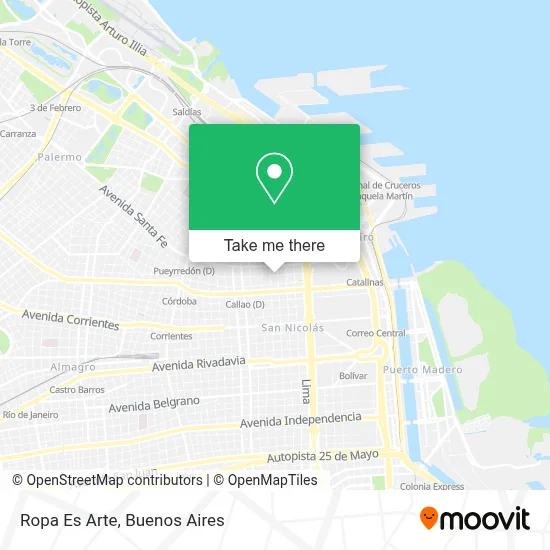 Ropa Es Arte map