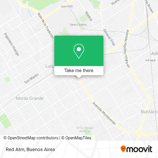 Red Atm map