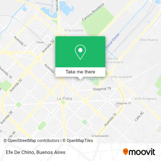 Efe De Chino map