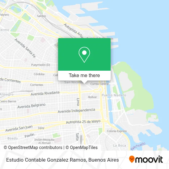 Estudio Contable Gonzalez Ramos map