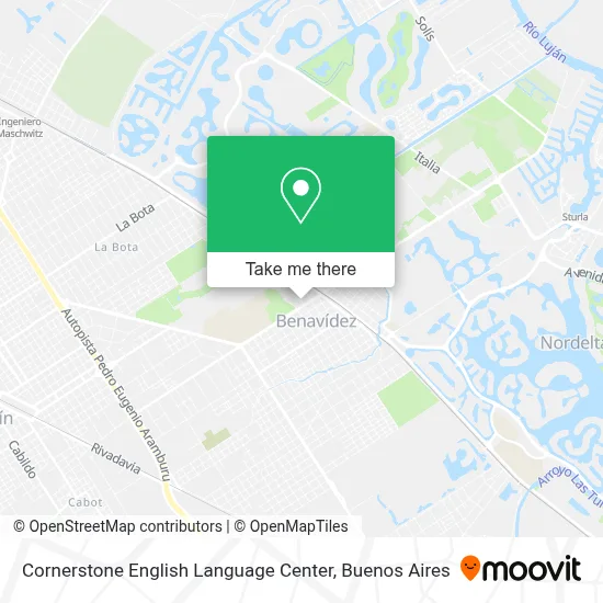 Cornerstone English Language Center map