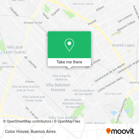 Color House map