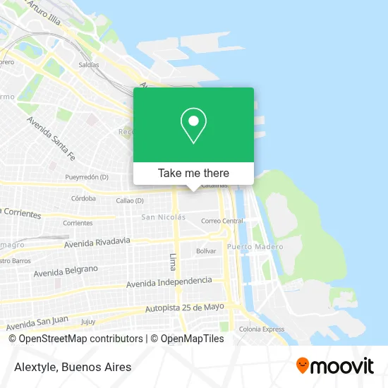 Alextyle map