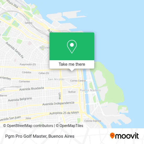 Pgm Pro Golf Master map