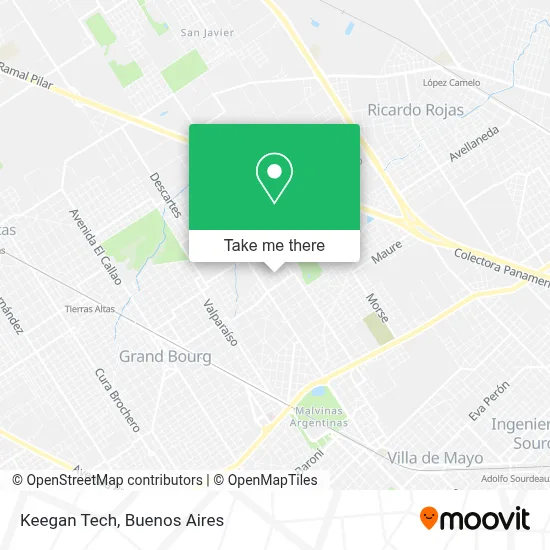 Keegan Tech map
