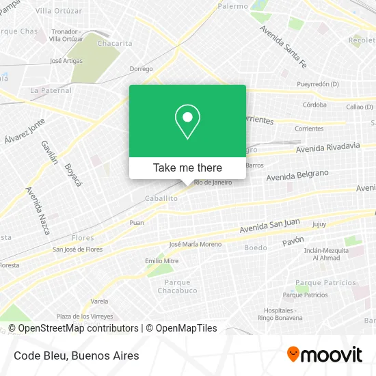 Code Bleu map