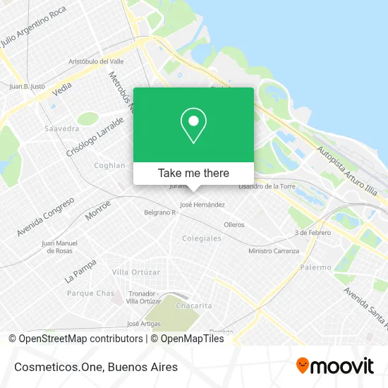 Cosmeticos.One map