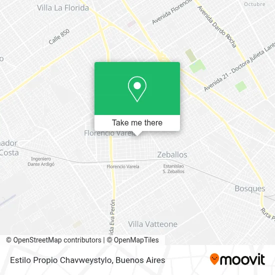 Estilo Propio Chavweystylo map