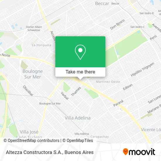 Altezza Constructora S.A. map