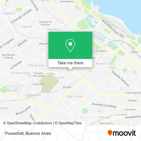 Powerbat map