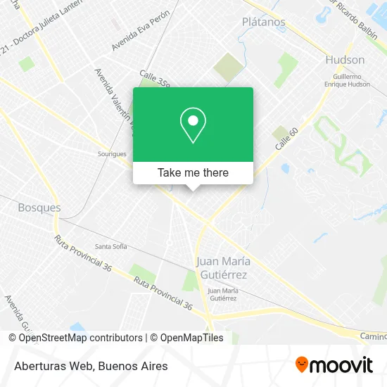 Aberturas Web map