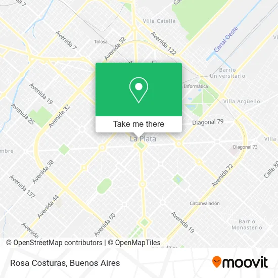 Rosa Costuras map
