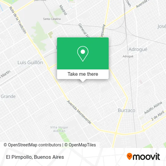 El Pimpollo map