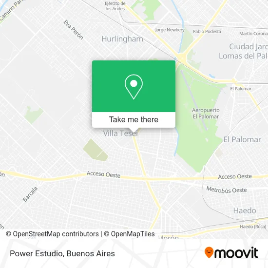 Power Estudio map